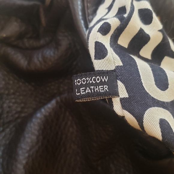 EUC MARC BY MARC JACOBS CLASSIC Q BROWN LEATHER FLAP SATCHEL CROSSBODY - Picture 7 of 12